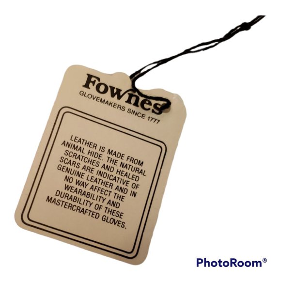 Fownes Red Leather Gloves - Small  - NWT - Picture 6 of 6